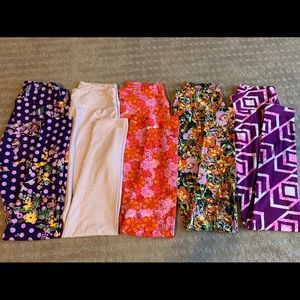 LulaRoe OS leggings - $50 for all 5 pair